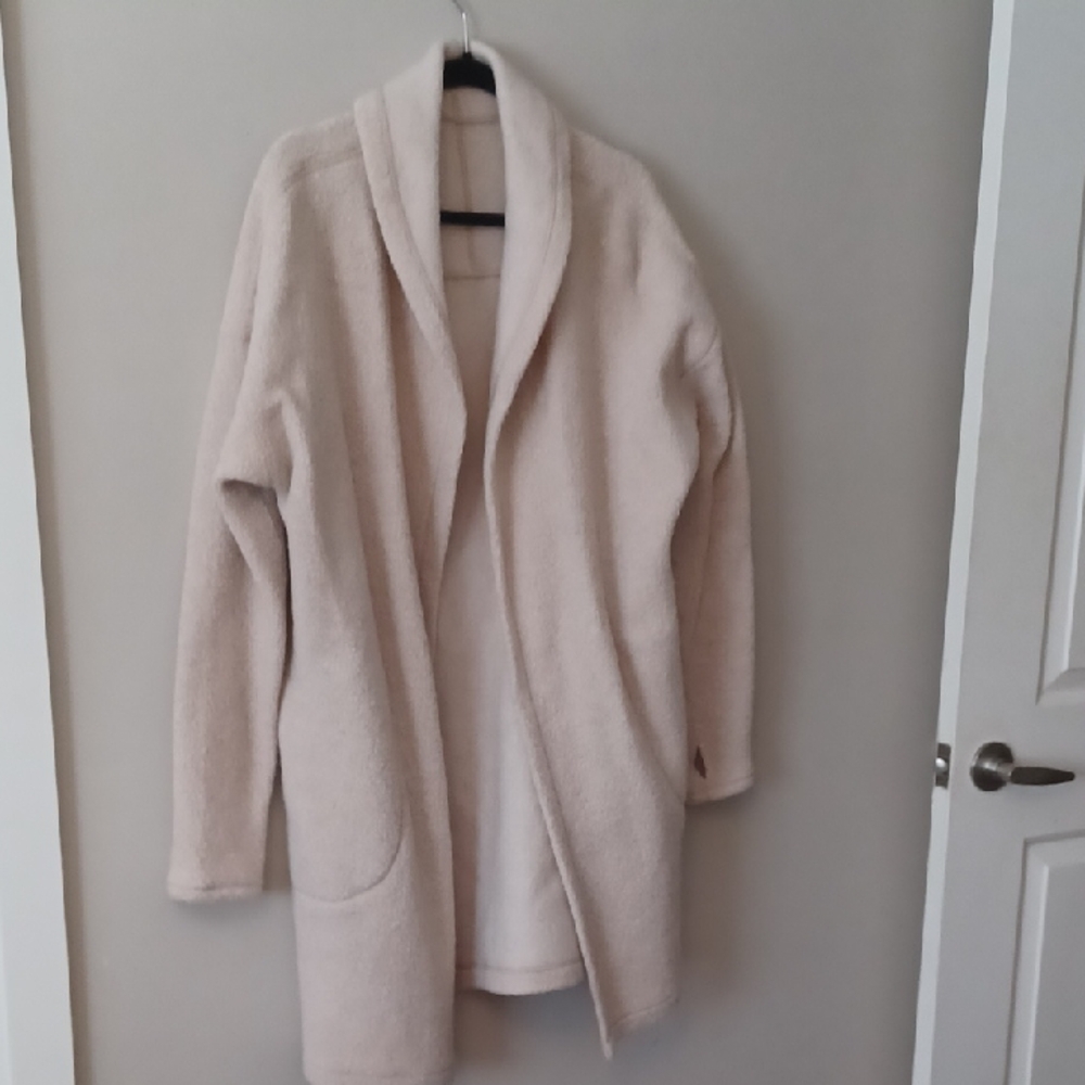 Lululemon Cozy Cream Open Front Cardigan